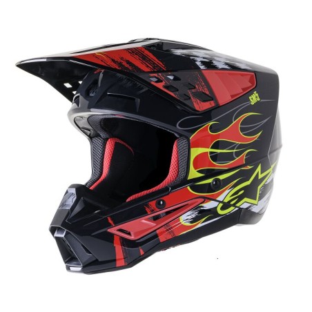 HELMET SM5 RASH RED/G XL