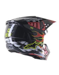 HELMET SM5 RASH RED/G XL