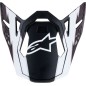 VISOR SM10 AMPR BLACK/WHT