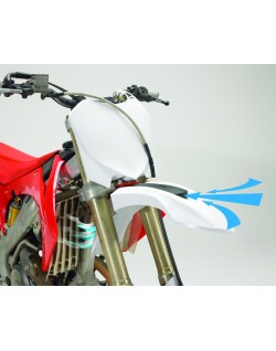 Garde-boue avant POLISPORT Supermotard SM Line blanc