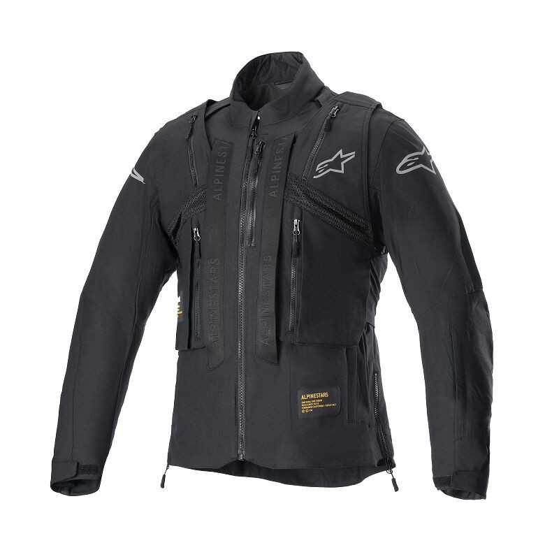 JACKET TECHDURA BLK/SILV M