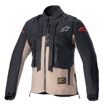 JACKET TECHDURA BLK/BR S
