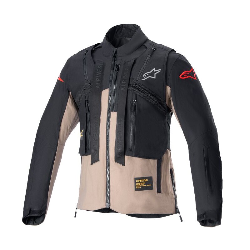 JACKET TECHDURA BLK/BR M