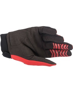 GLOVE F-BORE RD/BK L