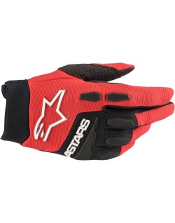 GLOVE F-BORE RD/BK XL