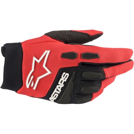 GLOVE F-BORE RD/BK XL