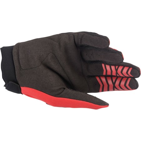 GLOVE F-BORE RD/BK XL