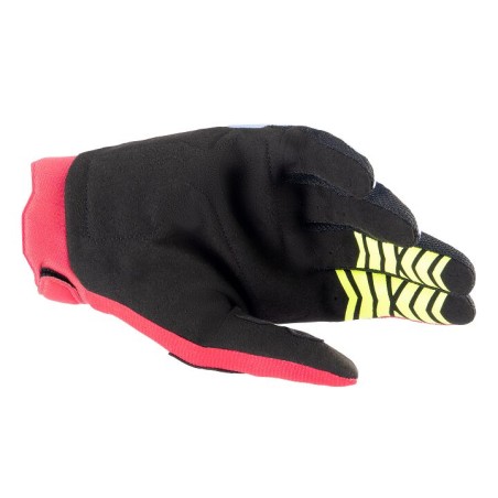 GLOVE F-BORE BLUE/RED/BK L