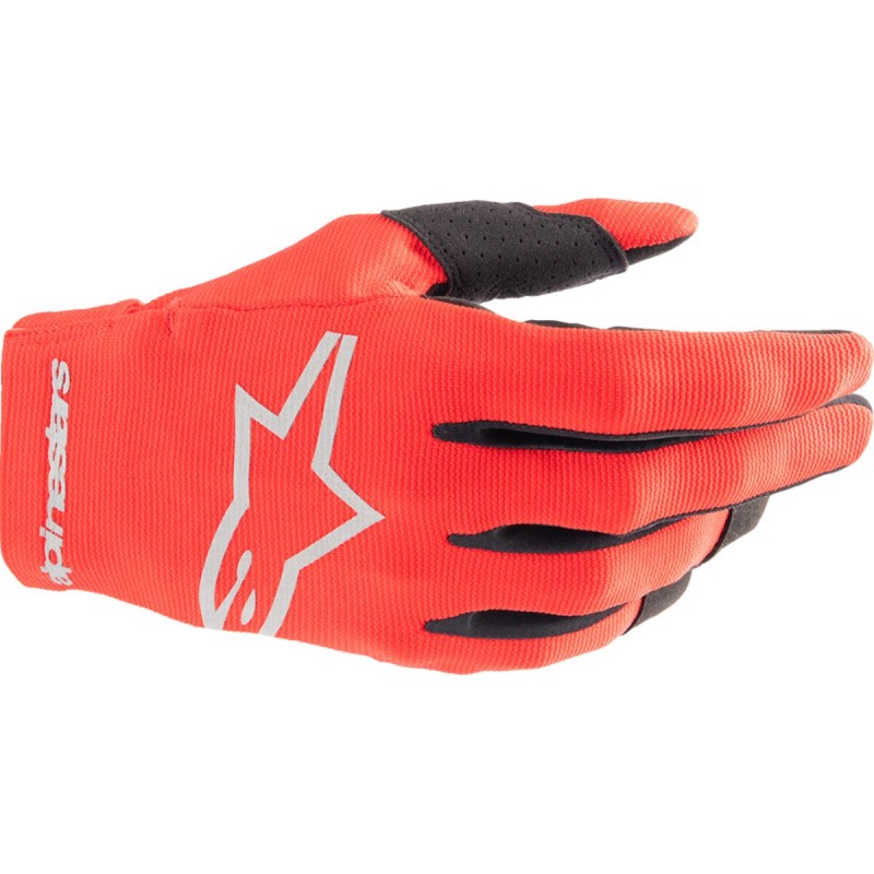 GLOVE YTH RADAR RED/SL L