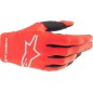 GLOVE YTH RADAR RED/SL L