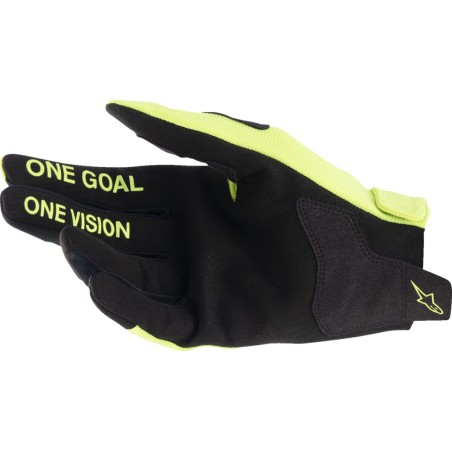 GLOVE YTH RADAR YLW/BK 2X