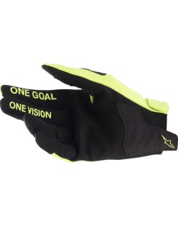 GLOVE YTH RADAR YLW/BK L