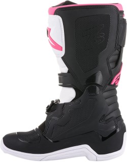 BOOT 4W TECH3 BK/WT/PK 7