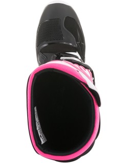 BOOT 4W TECH3 BK/WT/PK 8