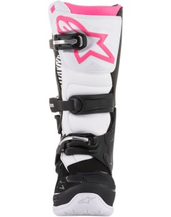 BOOT 4W TECH3 BK/WT/PK 8