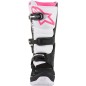 BOOT 4W TECH3 BK/WT/PK 8