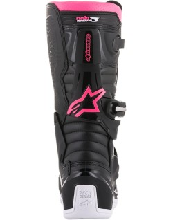 BOOT 4W TECH3 BK/WT/PK 8