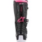 BOOT 4W TECH3 BK/WT/PK 9