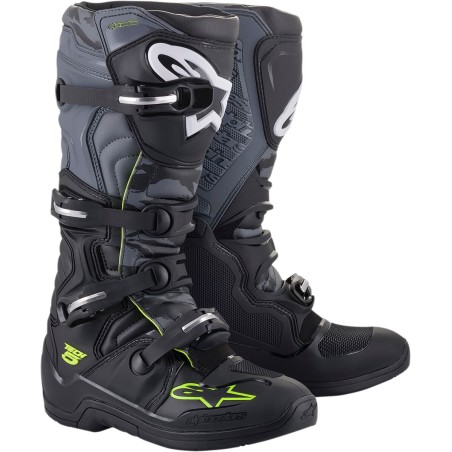 BOOT TECH5 BK/GY/YL FL 10