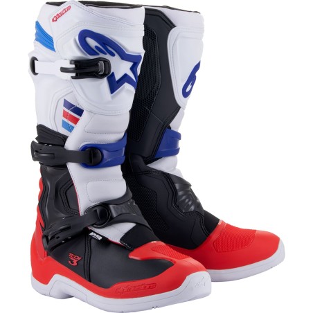 BOOT TECH3 WT/RD/BL 8