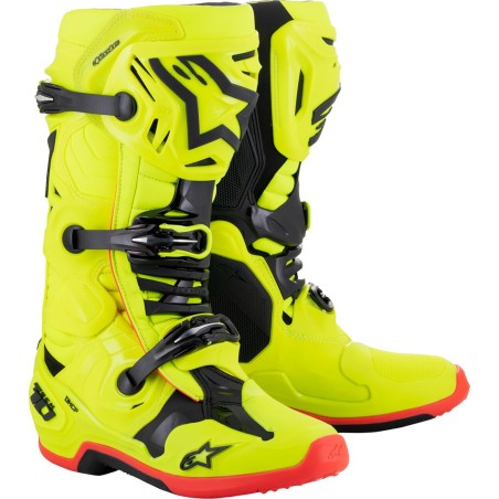 BOOT TECH 10 YLW/BK/RD 9