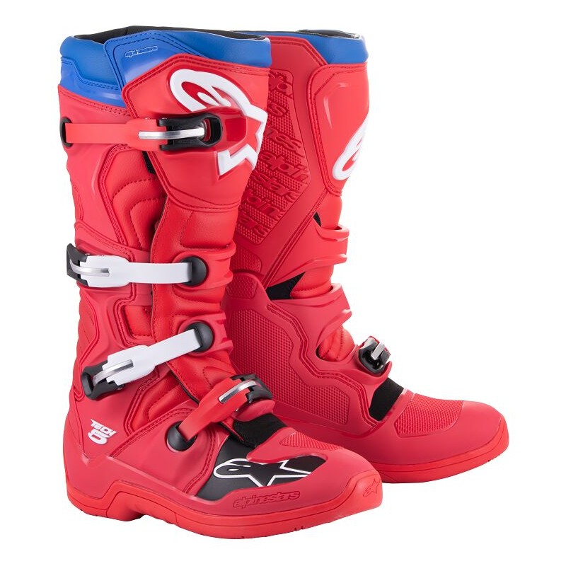 BOOT TECH5 RED/BLUE 10