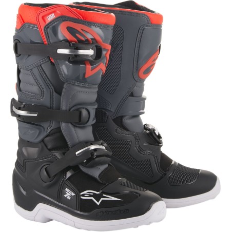 BOOT TECH7S DGY/LGY FL/RD 8