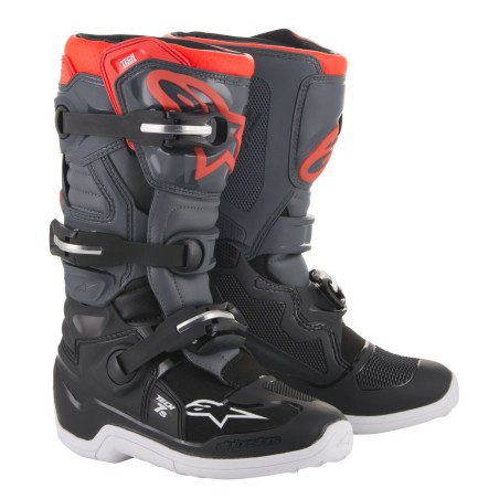 BOOT TECH7S DGY/LGY FL/RD 3
