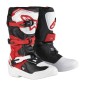 BOOT TECH3S YTH WT/BK/R 4