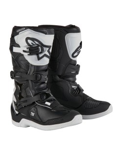 BOOT TECH3S YTH WHT/BLK 5