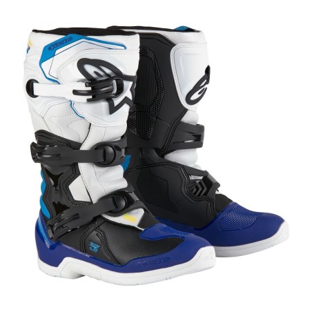 BOOT TECH3S YTH WT/BK/B 7