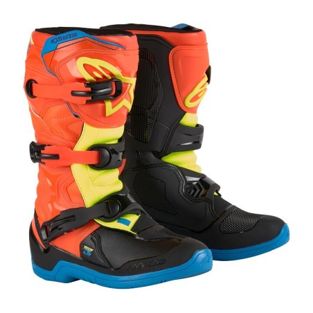 BOOT TECH3S YTH OR/BL/Y 5