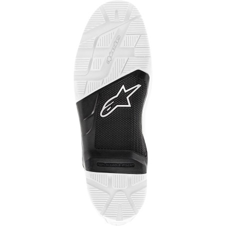 SOLE T-7 ENDURO BLACK/WHT SZ 8