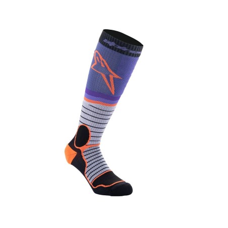 SOCK MX PRO PUR/BK/GY S