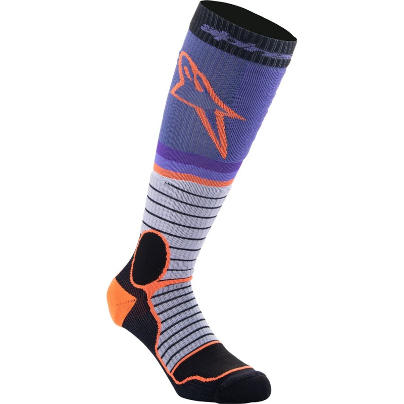SOCK MX PRO PUR/BK/GY M