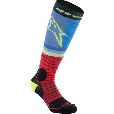 SOCK MX PRO BLK/GY/BLU M