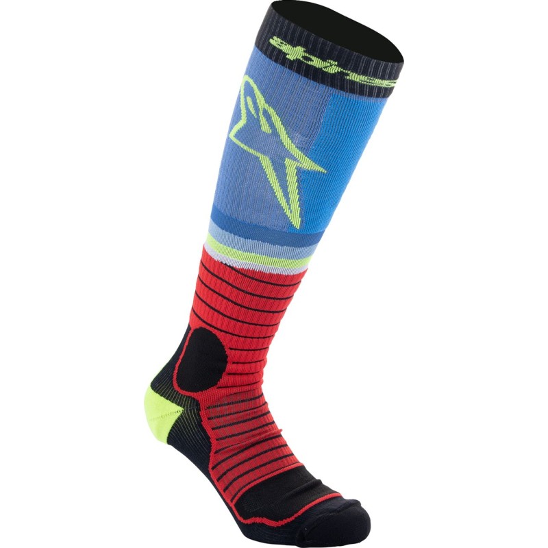 SOCK MX PRO BLK/GY/BLU L