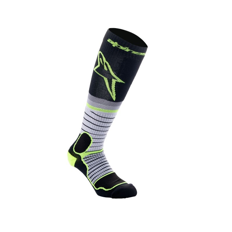 SOCK MX PRO BLK/GY/YLW S