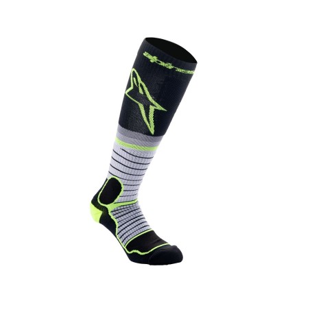 SOCK MX PRO BLK/GY/YLW S