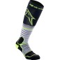 SOCK MX PRO BLK/GY/YLW M