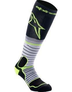 SOCK MX PRO BLK/GY/YLW L