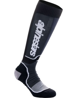 SOCK MX PLUS BLACK/WHITE S