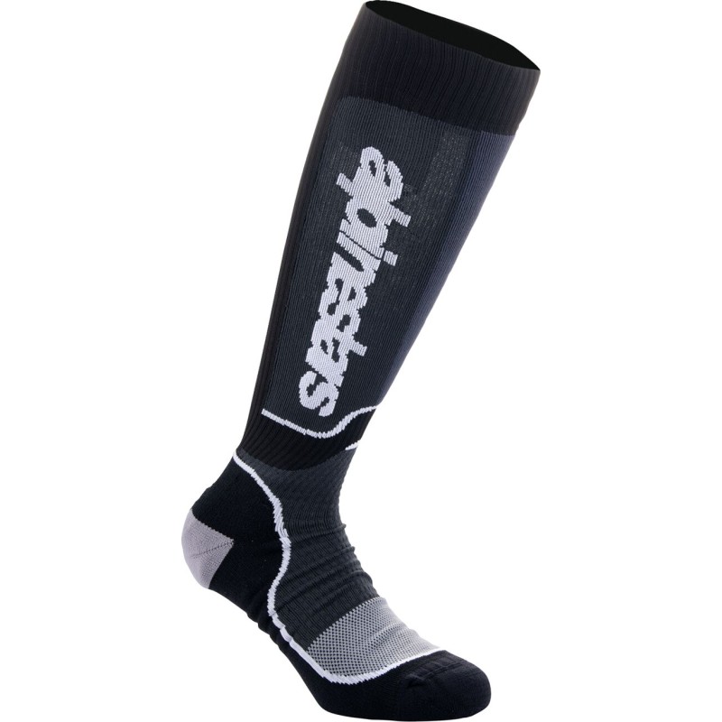 SOCK MX PLUS BLACK/WHITE M
