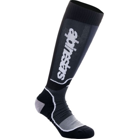 SOCK MX PLUS BLACK/WHITE M