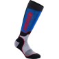 SOCK YTH MX+ BLK/WHT/BL