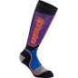SOCK YTH MX+ BLK/PUR/BL