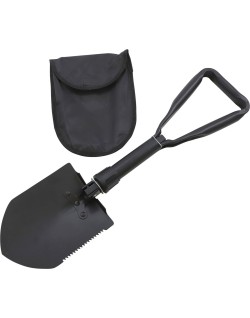 SHOVEL FOLDBLE BLK MSE