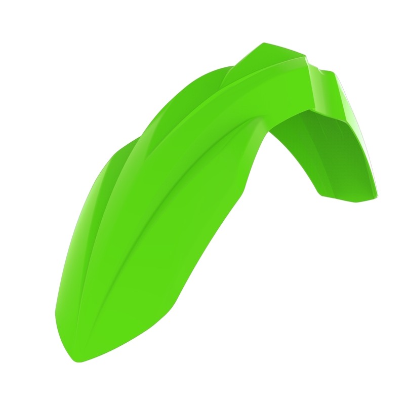 Garde-boue avant POLISPORT vert citron Kawasaki KX125/250 Garde-boue avant POLISPORT vert citron Kawasaki KX125/250
