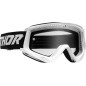 GOGGLE CMBT RACR YTH WH/BK