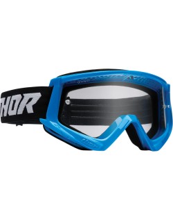 GOGGLE CMBT RACR YTH BL/BK